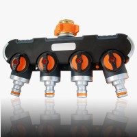 New Garden Watering One-way Four-faucet Divider Hot-selling Courtyard Diverter