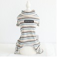 Petstyle spring and summer new colorful cotton striped leggings cotton four-legged pajamas dog clothes