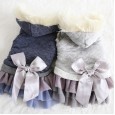 Petstyle Autumn and Winter New Warm Cotton Fleece Hooded Coat Pet Clothes Dog Clothing