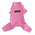 Petstyle autumn and winter cotton thin stripe eight-color striped leggings pet clothes dog clothing pajamas