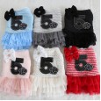 Petstyle cotton autumn and winter new style No. 5 double bow small fragrant cotton skirt pet clothes dog clothing