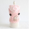 Petstyle Autumn and Winter New School Color Stripe Hat Strap Clothing Pet Clothes Dog Clothing
