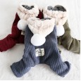 Petstyle autumn and winter new style Dalian hat pit four-legged clothes pet clothes dog clothing