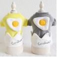 Petstyle autumn and winter new eggshell poached egg sweater pet clothes dog clothing