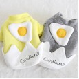 Petstyle autumn and winter new eggshell poached egg sweater pet clothes dog clothing