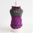 Petstyle autumn and winter new velvet patchwork star vest pet clothes dog clothing