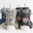 Petstyle autumn and winter new warm cotton embossed four-legged clothes pet clothes dog clothing