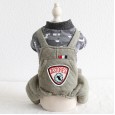 Petstyle autumn and winter new warm cotton embossed four-legged clothes pet clothes dog clothing
