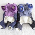 Petstyle autumn and winter new simple big strap four-legged clothes pet clothes dog clothing