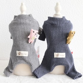Petstyle autumn and winter new simple fox four-legged clothes pet clothes dog clothing