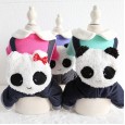 Petstyle autumn and winter new big face panda doll four-legged clothes pet clothes dog clothing