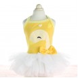 Spring and summer new collection swan camisole swan embroidery skirt dog clothes pet dress temperament cat cat