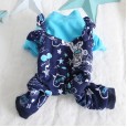 Petstyle autumn and winter clothing starry story four-legged clothes dog clothes pet clothing 4-legged bodysuit thickened