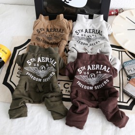 Petstyle autumn and winter falcon 5 denim four-legged clothes dog clothes pet clothing denim clothing 4 legs