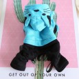 Petstyle autumn and winter beard cat four-legged clothes pet clothes dog clothing jumpsuit body dog