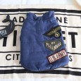 Petstyle autumn and winter military badge fleece vest pet clothes dog clothing soldier military cats and dogs