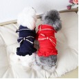 Petstyle autumn and winter navy collar butterfly skirt pet clothes dog clothes festival celebration cat clothes