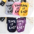 Petstyle autumn and winter simple multicolor sweater pet clothes dog clothes cat cool dog coat