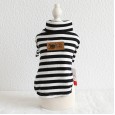 Petstyle autumn and winter new seven-color wide stripe bottoming shirt pet casual clothes puppy dog cat