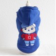 Autumn and winter clothing hooded bear sweater thick warm pet clothes dog clothing