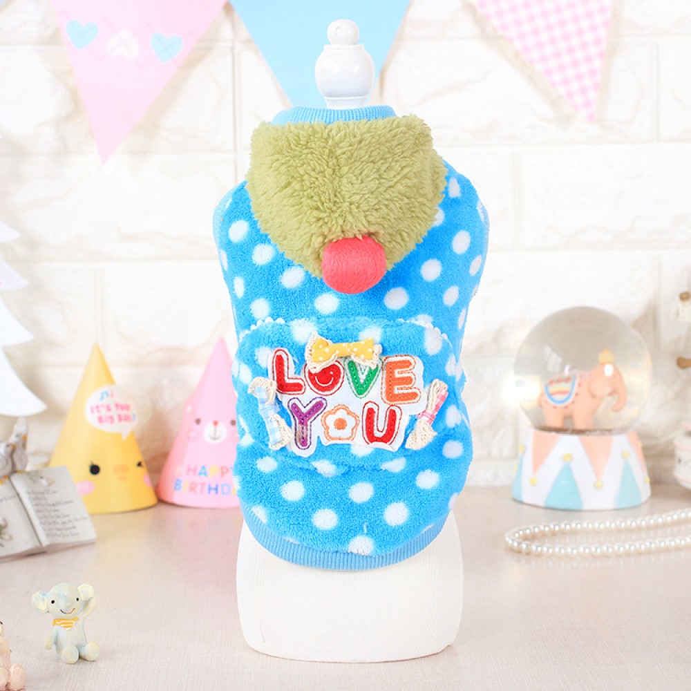 Petstyle Bow Candy Hoodie 14CF26 Teddy Dog Clothes