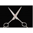 7 inch pet teddy beauty trimming scissors curved shear double tail curved shear dog pet trimming scissors