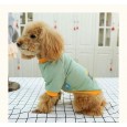 Dog clothes Teddy Bear Xiong Bomei pet clothing puppies spring and summer bottoming shirt mystery round neck shirt
