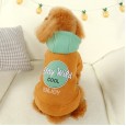 Pet dog dog cat teddy bear Xiong Ono woolen coat clothes embroidered hoodie autumn and winter new