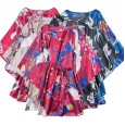 XL Yao Ting silk pajamas ladies summer bat sleeve nightdress female summer plus size home service 7795