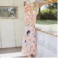 Yao Ting explosion models silk sexy pajamas ladies summer long section simple suspenders night skirt home service CQ1089