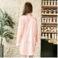 Yao Ting small fresh vertical striped silk sexy ladies nightdress summer sexy pajamas female summer home service SQ821