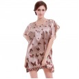 Butterfly silk night skirt skirt ladies summer short sexy silk night skirt home service