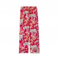 Silk pajamas men's spring and summer single trousers pajamas home service single trousers