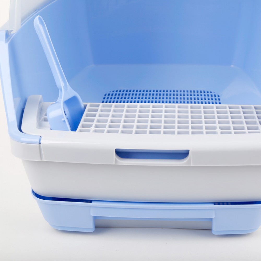 Japan Alice IRIS double large large fully enclosed cat toilet TIO530FT Alice pine cat litter
