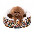 Garfield cat kennel fully removable and washable round Huayuan pet kennel pet bed small dog cat kennel kennel