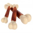 hoopet size head nylon bone solid color coated pet dog toy molar toy training interactive toy