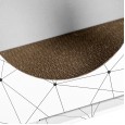 Pet cat litter pentagonal pet cat summer cat house fold ears Garfield cat grind paw cat scratch board