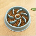 Pet slow food bowl dog bowl dog plate dog bowl dog food bowl large dog anti-choke slow food rice bowl
