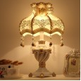 European style bedroom bedside lamp creative fashion modern decoration wedding room night lamp pastoral wedding palace table lamp