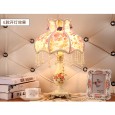 Promotional European pastoral bedroom bedside table lamp creative fashion modern simple warm table lamp