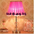 Table lamp bedroom bedside lamp modern simple warm warm dimming remote control wedding gift crystal table lamp