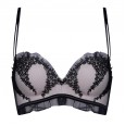 Spring and autumn summer small chest Japanese new products gather sexy lace beautiful back without steel ring underwear gather bra CD
