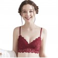 New Products New Sexy Lace Bra Underwear French Style Steelless Bra Comfortable Lady Bra Thin Section DB