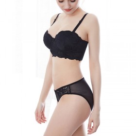 New adjustable bra set with steel ring anti-skid ladies underwear comfortable and breathable bra approved DB