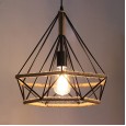 American country hemp rope industrial wind retro wrought iron chandelier diamond bird cage creative loft bar restaurant chandelier