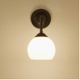 Wall lamp living room bedroom bedside lamp creative Nordic modern minimalist aisle lamp iron retro lamp