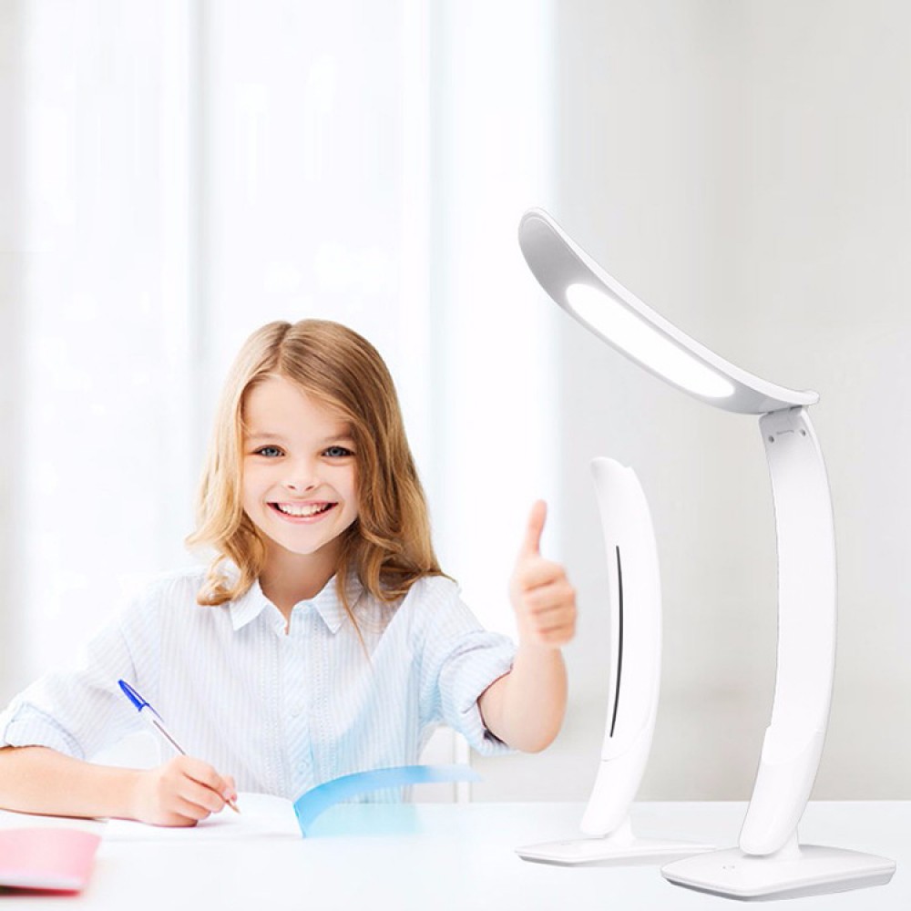 Led eye protection lamp three gear dimming students learn to read and write homework folding touch charging eye protection lamp