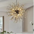 Nordic retro industrial wind loft lamps net cafe bar table modern creative personality art firework chandelier