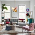Nordic children's room chandelier simple modern creative restaurant bar stained glass girl princess bedroom lamps