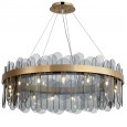 New post-modern minimalist creative living room chandelier light luxury designer glass bedroom den model room chandelier